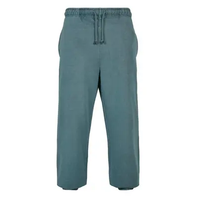 Pánské tepláky Urban Classics Overdyed Sweatpants - petrolojeové 66066103