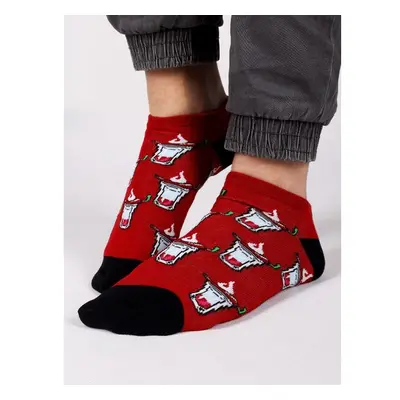 Yoclub Mans Ankle Funny Cotton Socks Patterns Colours 91101770