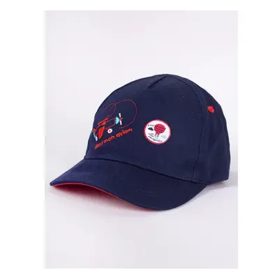 Yoclub Kidss Boys Baseball Cap CZD-0628C-A100 Navy Blue 81476156