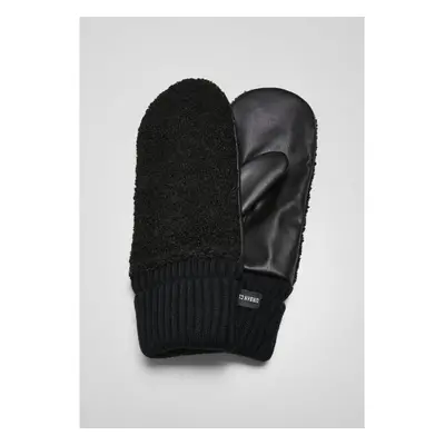 URBAN CLASSICS Sherpa Imitation Leather Gloves 53190581