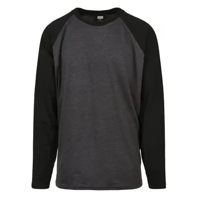 URBAN CLASSICS Raglan Contrast LS - charcoal/black 84167058