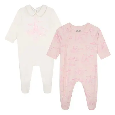 Kojenecké bavlněné dupačky Kenzo Kids 2-pack 87925038