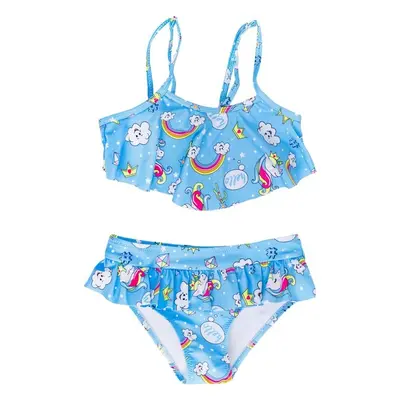 Yoclub Kidss Girls Two-Piece Swimming Costume LKD-0030G-A100 82615133