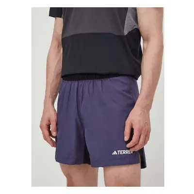 Sportovní šortky adidas TERREX Multi pánské, černá barva, IP4864 90707113