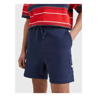 Tommy Hilfiger Jeans Tmavě modré pánské teplákové kraťasy Tommy Jeans 72147191