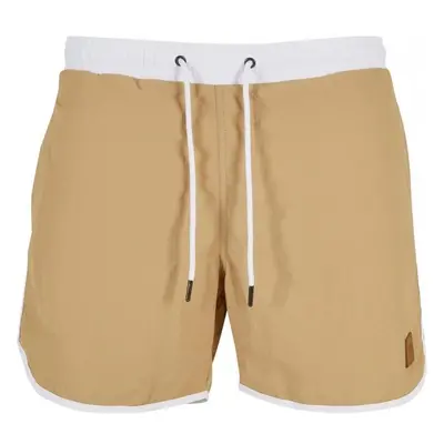 Pánské koupací kraťasy Urban Classics Retro Swimshorts - white 80998175