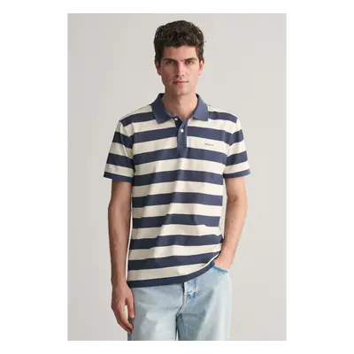 POLOKOŠILE GANT HEAVY WASHED STRIPED POLO EVENING BLUE 92977622