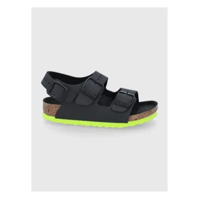 Dětské sandály Birkenstock černá barva 66399417