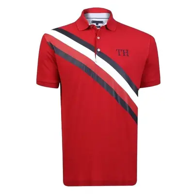 Pánské červené polo triko Tommy Hilfiger 69446958