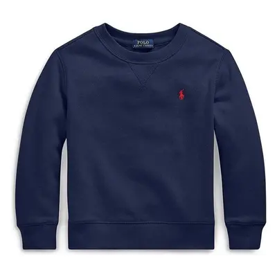 Dětská mikina Polo Ralph Lauren tmavomodrá barva, hladká 60365321