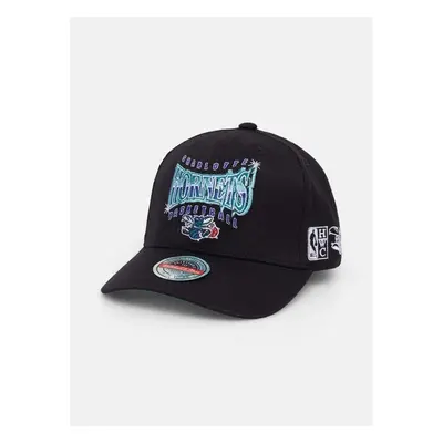 Čepice s vlněnou směsí Mitchell&Ness Charlotte Hornets černá barva, s 95881962