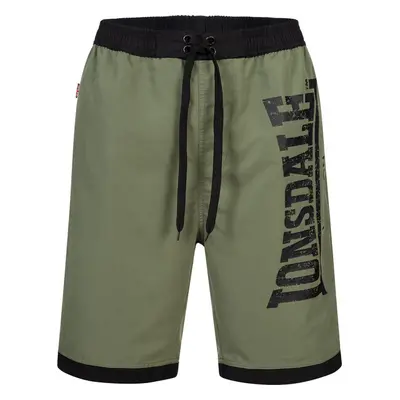 Pánské plavky Lonsdale 113268-Black/Olive 91331544