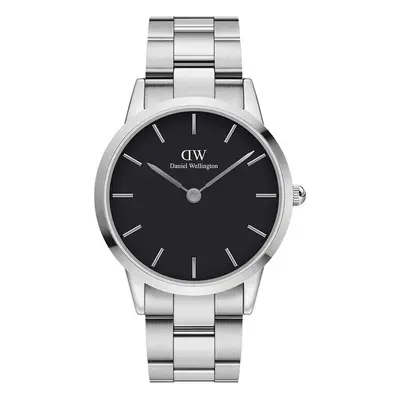 Hodinky Daniel Wellington Iconic Link 40 stříbrná barva 76552353