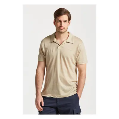 POLOKOŠILE GANT LINEN SOLID SS POLO CONCRETE BEIGE 78462457