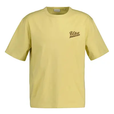 TRIČKO GANT USA T-SHIRT LIGHT MUSTARD YELLOW 82651379