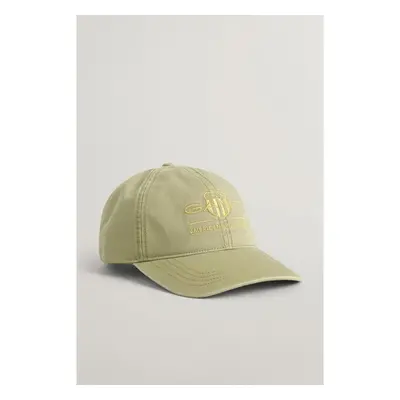 KŠILTOVKA GANT TONAL SHIELD CAP BEIGE GREEN 89383040