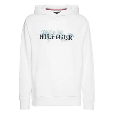 Tommy Hilfiger Sweatshirt - PALM FLORAL EMBRO CASUAL HOODY white 95272416