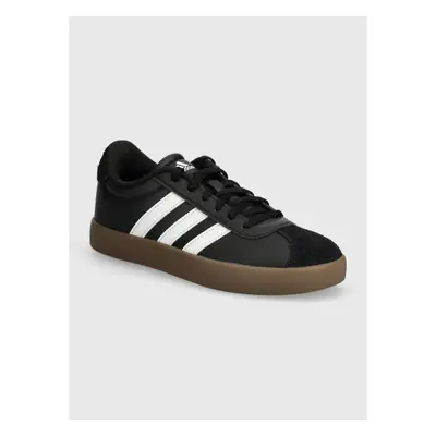 Dětské sneakers boty adidas VL COURT 3.0 K černá barva 90671740