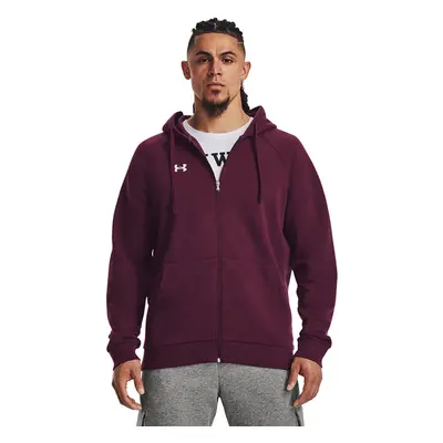 Mikina Under Armour Rival Fleece Fz Hoodie Dark Maroon S 91030098