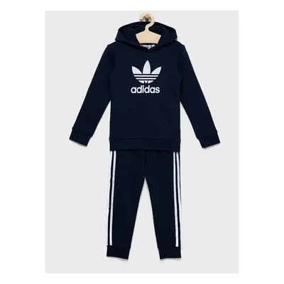 Dětská tepláková souprava adidas Originals tmavomodrá barva 72760208