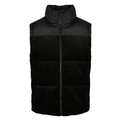 URBAN CLASSICS Cord Vest - black 73741981