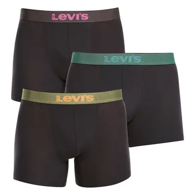 3PACK pánské boxerky Levis černé (701224662 001) 86576052