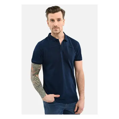 Volcano Mans Polo T-Shirt O-SALLY Navy Blue 92367555