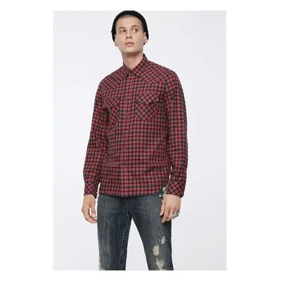 Shirt - Diesel SEASTLONGD SHIRT burgundy 95271554