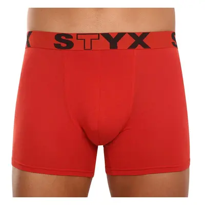 Pánské boxerky Styx long sportovní guma červené (U1064) 51604736