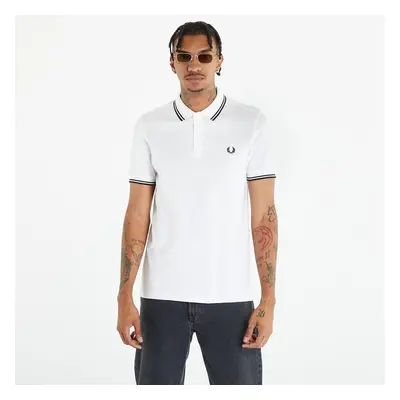 Tričko FRED PERRY Twin Tipped Short Sleeve Tee White M 86897627