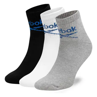 Sada 3 párů vysokých ponožek unisex Reebok 91485511