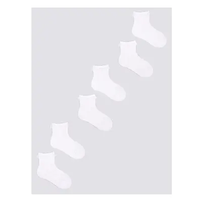 Yoclub Kidss 3Pack Girls Socks With Frill SKL-0008G-0100 88830097