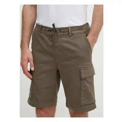 Kraťasy Pepe Jeans GYMDIGO CARGO SHORT pánské, zelená barva, PM801077 91669260