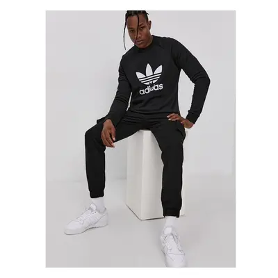 Bavlněná mikina adidas Originals H06651 pánská, černá barva, s 61446557