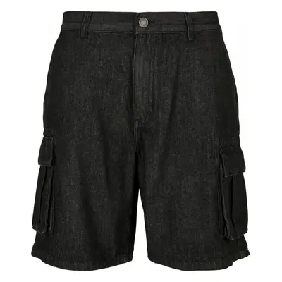 URBAN CLASSICS Organic Denim Cargo Shorts - black washed 73742110