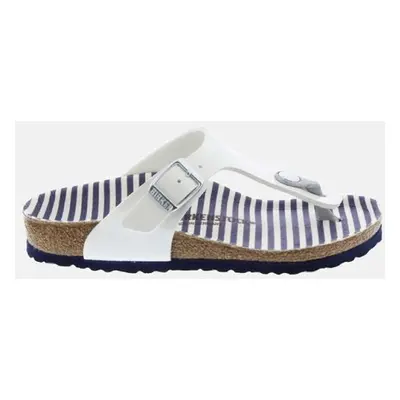 Dětské bílé žabky Birkenstock Gizeh Birko-Flor 87342386