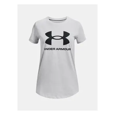 Under Armour Tričko UA G SPORTSTYLE LOGO SS-GRY - Holky 85111439