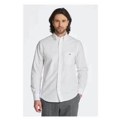 KOŠILE GANT REG OXFORD SHIRT WHITE 82651375