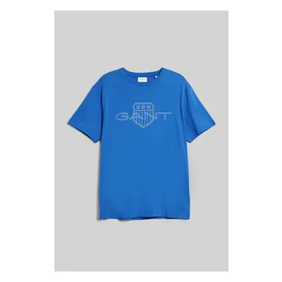 TRIČKO GANT LOGO SS T-SHIRT RICH BLUE 89451267