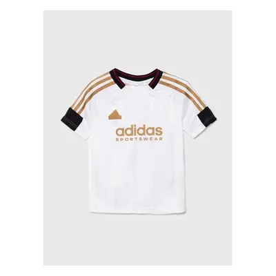 Dětské tričko adidas J NP TEE bílá barva, s potiskem, IW1530 95288208