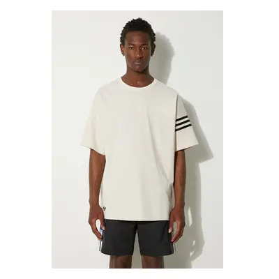 Bavlněné tričko adidas Originals Neuclassics Tee béžová barva, s 96020727