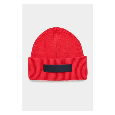 ČEPICE GANT UNISEX. RIBBED BEANIE RICH RED 84606344