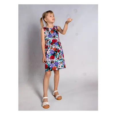 Yoclub Kidss Sleeveless Summer Girls Dress UDK-0011G-A100 91680488