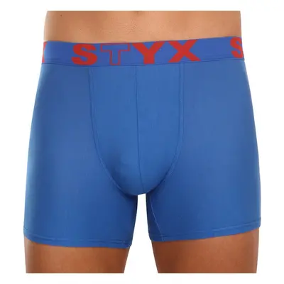 Pánské boxerky Styx long sportovní guma modré (U967) 44020131