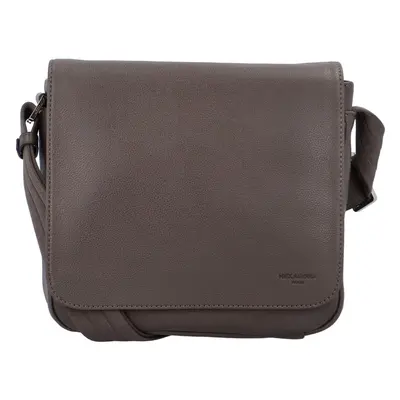 Kožená crossbody taška tmavá taupe - Hexagona Liary taupe 62387668