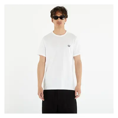 Tričko FRED PERRY Ringer Tee White S 82641336