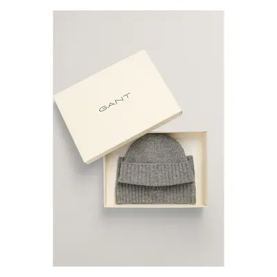 DĚTSKÝ SET GANT BEANIE SNOOD GIFT SET GREY MELANGE 85386184