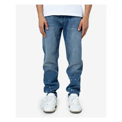 Džíny Don Lemme Straight Fit Jeans Splatter Washed Blue 29 93077821