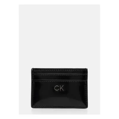 Pouzdro na karty Calvin Klein černá barva, K60K612428 96036867