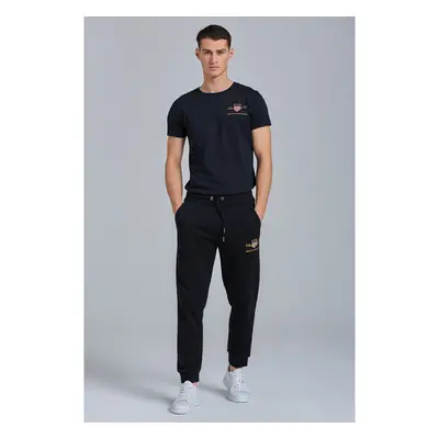 TEPLÁKY GANT ARCHIVE SHIELD SWEAT PANTS BLACK 76936261